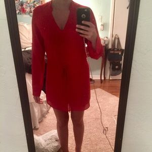 Naked Zebra red dress